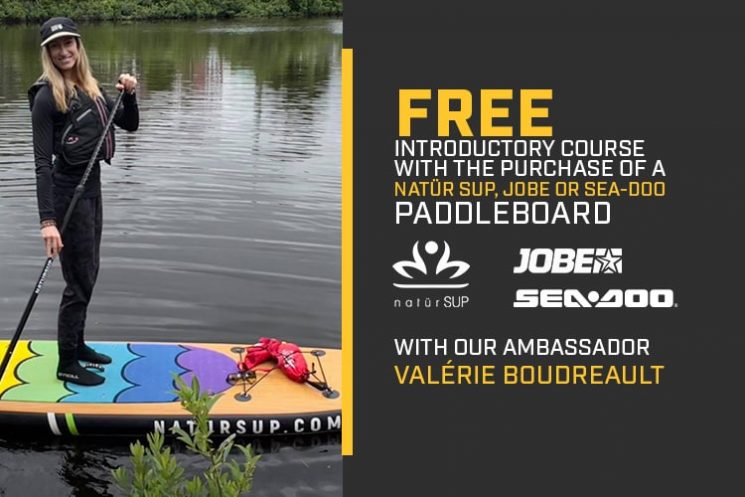 Free introductory course with the purchase of a paddleboard