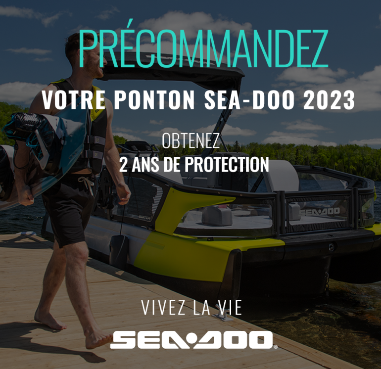 PRÉCOMMANDEZ VOTRE PONTON SWITCH SEA-DOO 2023 MAINTENANT !