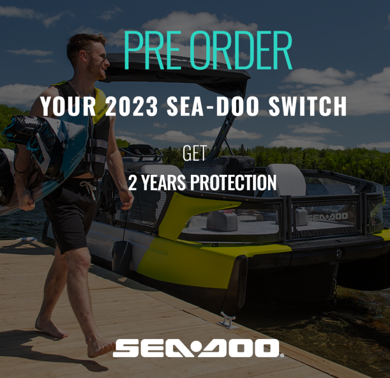 PRE ORDER YOUR 2023 PONTOON SWITCH – SEA-DOO