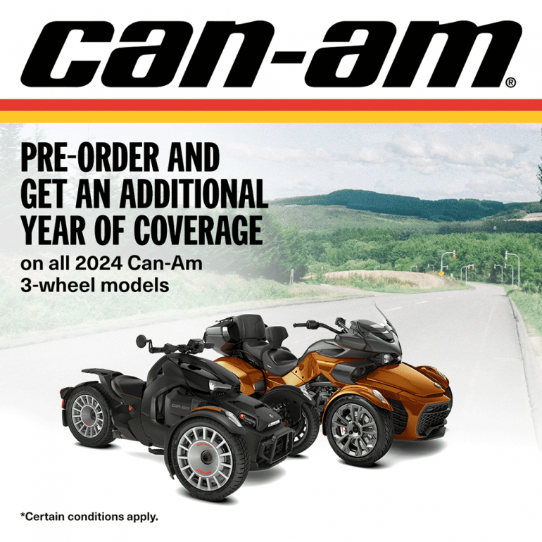 PRE ORDER YOUR CAN AM ON ROAD 2024
