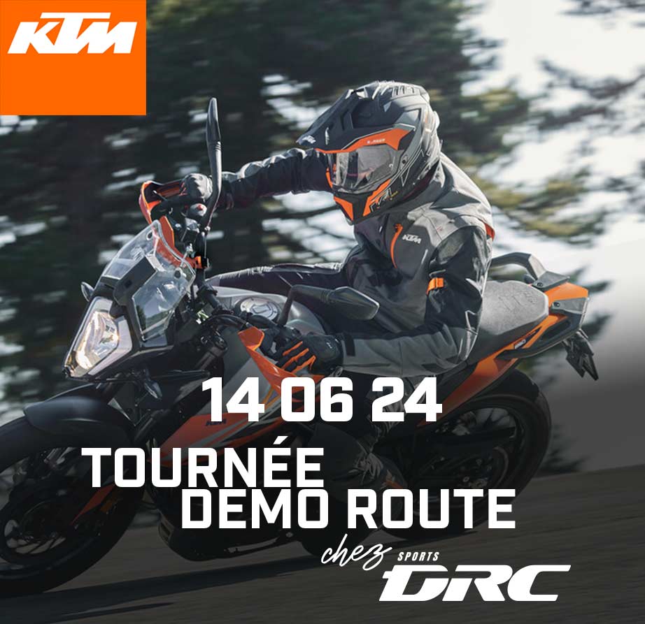 14 juin 2024 Tournée démo route KTM chez Sports DRC