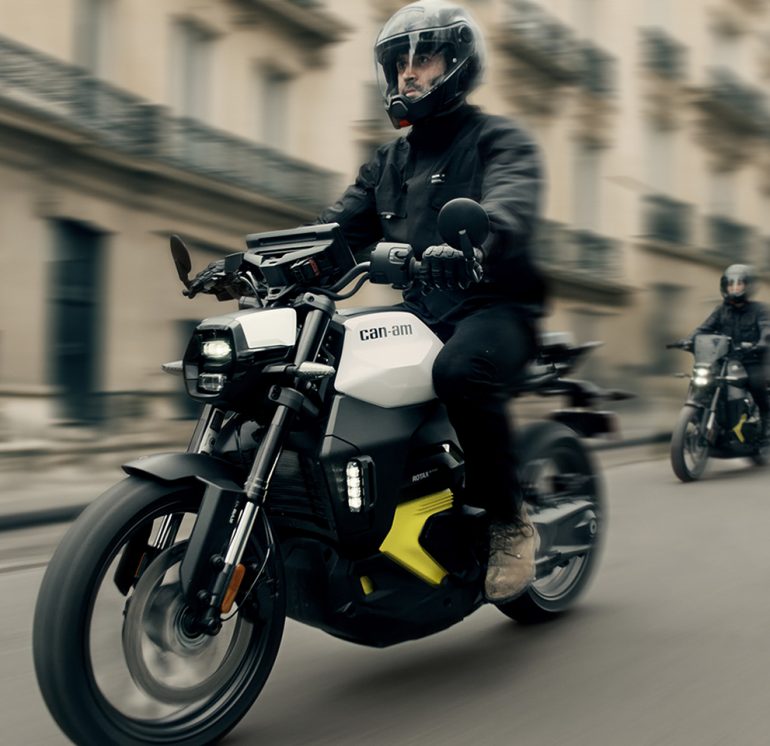 Enfin, la Moto 100% éléctrique de Can-am est arrivée!